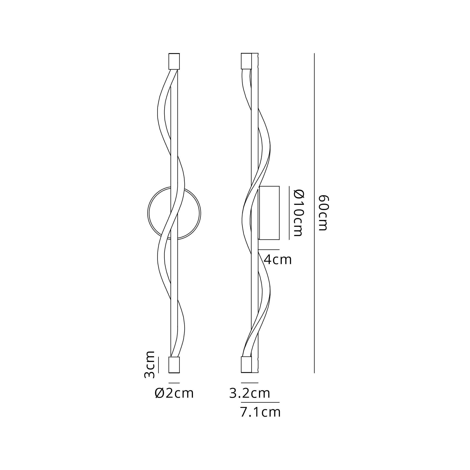 Fugaz Wall Lights Mantra Armed Wall Lights